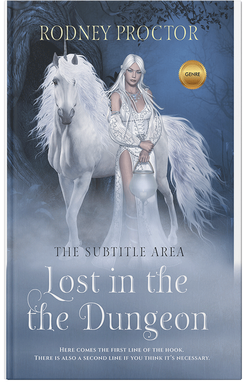 Front view of Premade Fantasy Book Cover - Bali Hai