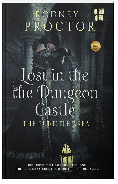 Front view of Premade Fantasy Book Cover - Woodsmoke