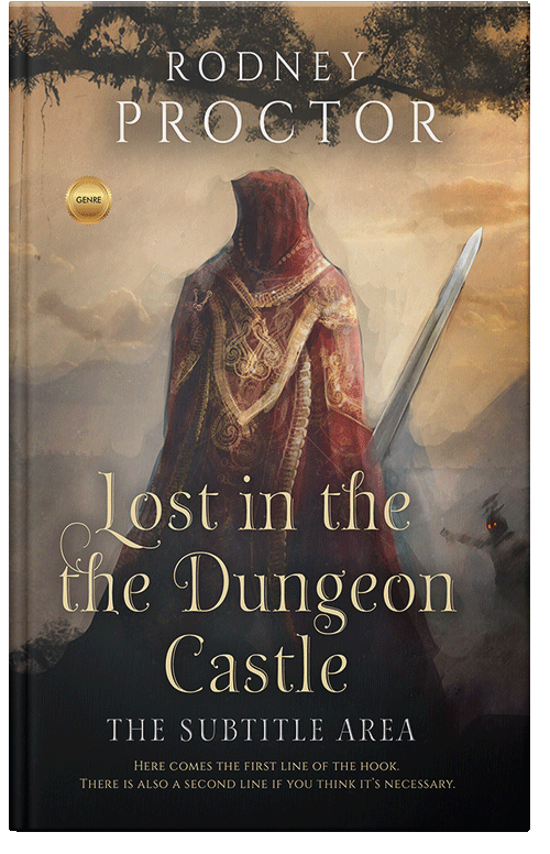 Front view of Premade Fantasy Book Cover - Dune