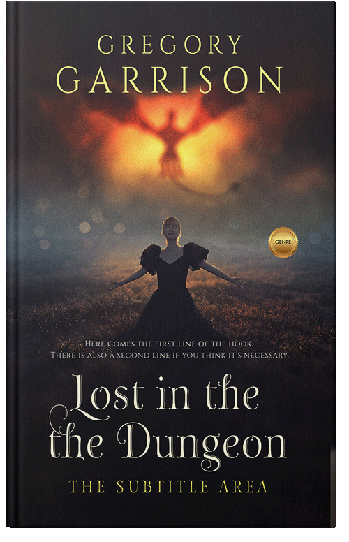 Front view of Premade Fantasy Book Cover - Thunder