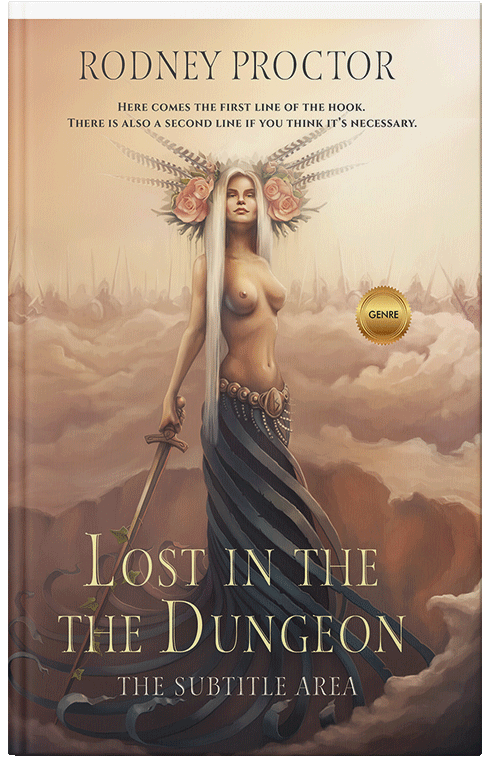 Front view of Premade Historical Book Cover - Brandy