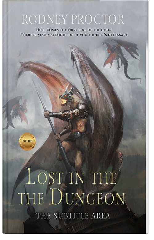 Front view of Premade Fantasy Book Cover - Masala