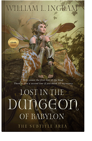 Pre Made Book Cover Graphite