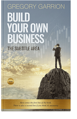 Pre Made Book Cover Foggy Gray