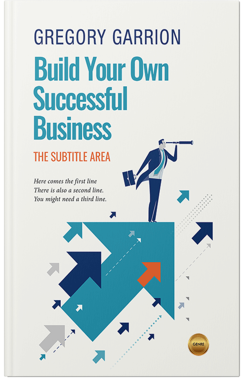 Front view of Premade Business Book Cover - Matisse