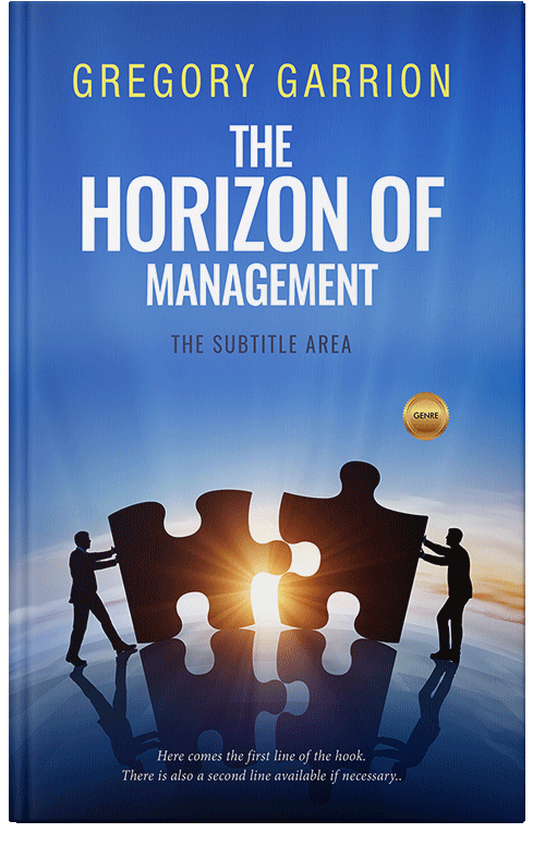 Front view of Premade Self-Improvement & Self-Help Book Cover - Indigo