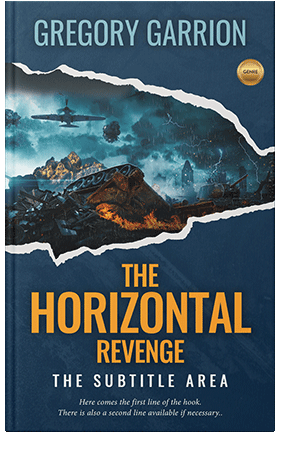 Pre Made Book Cover Nile Blue