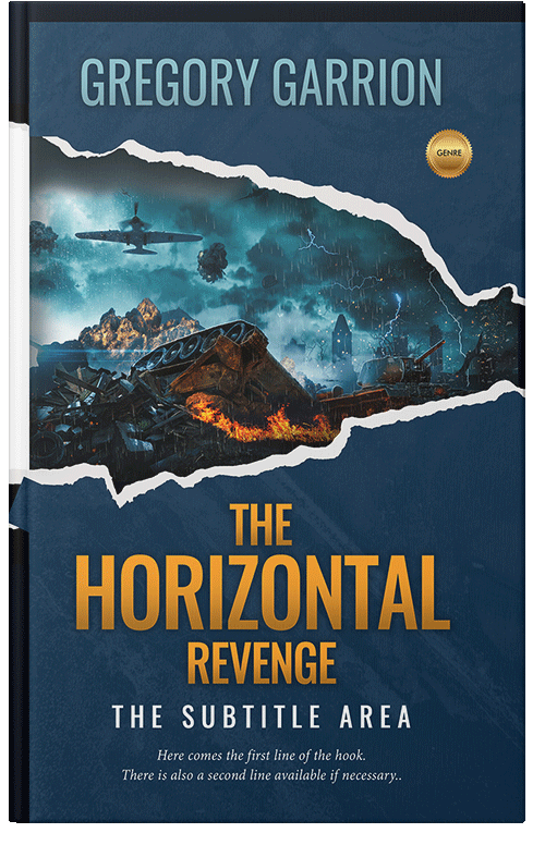 Front view of Premade Historical Book Cover - Nile Blue