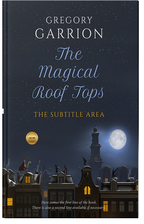 Front view of Premade Children's Book Cover - Mirage