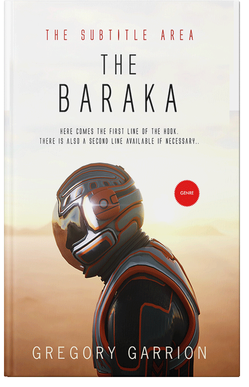 Front view of Premade Apocalyptica Book Cover - Cocoa Brown