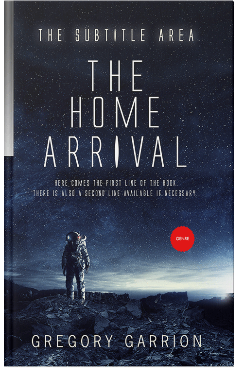 Front view of Premade Science Fiction Book Cover - Ebony