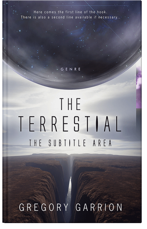 Front view of Premade Science Fiction Book Cover - Iron