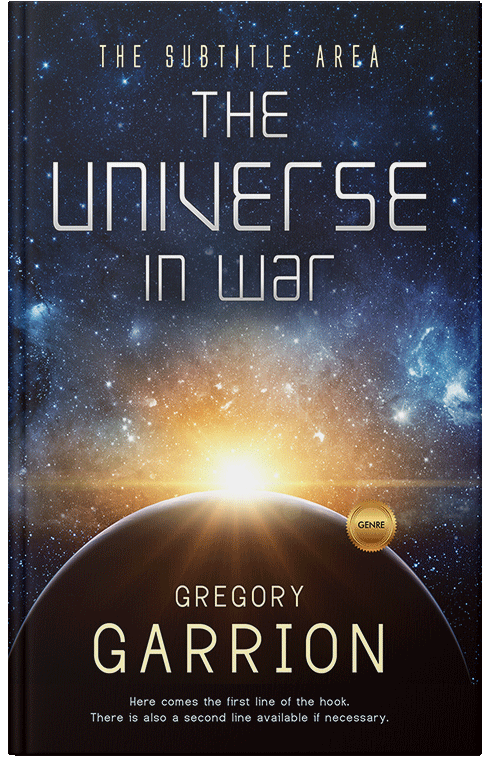 Front view of Premade Science Fiction Book Cover - Pavlova