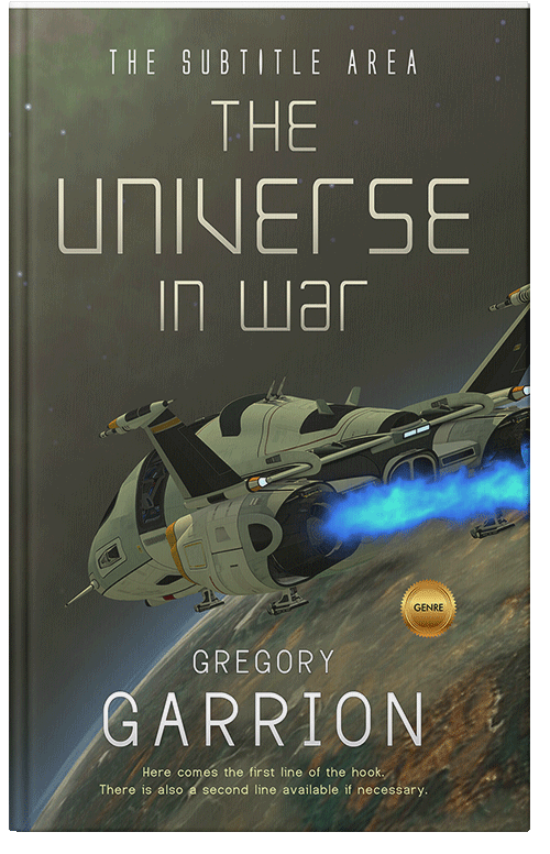 Front view of Premade Science Fiction Book Cover - Kelp