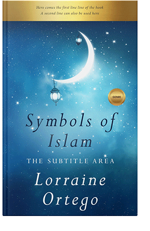 Pre Made Book Cover Venice Blue