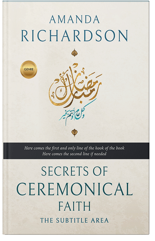 Front view of Premade Religion & Spirituality Book Cover - Spring Wood