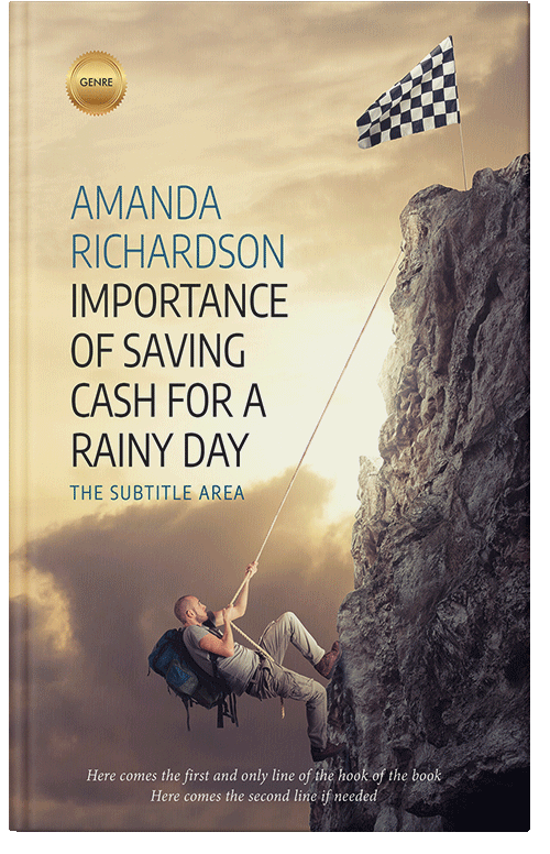 Front view of Premade Sports & Fitness Book Cover - Sorrell Brown