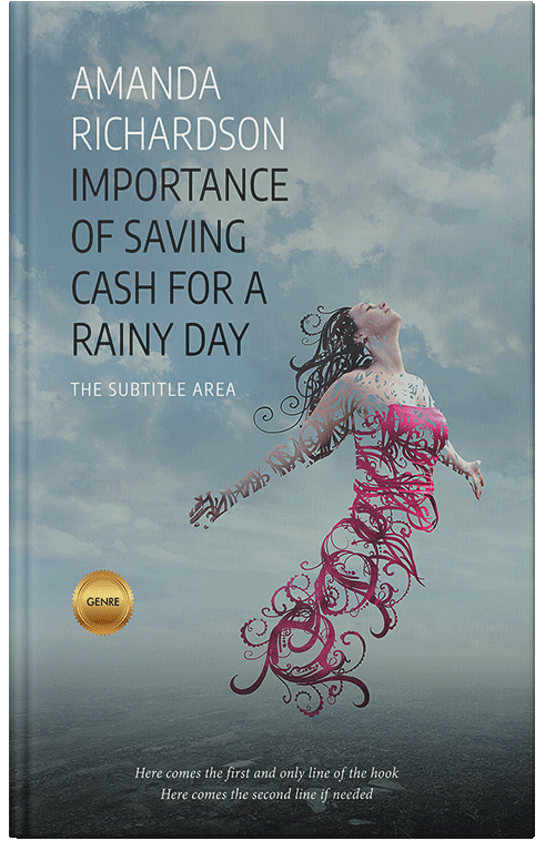 Front view of Premade Health & Mind & Body Book Cover - Regent Gray