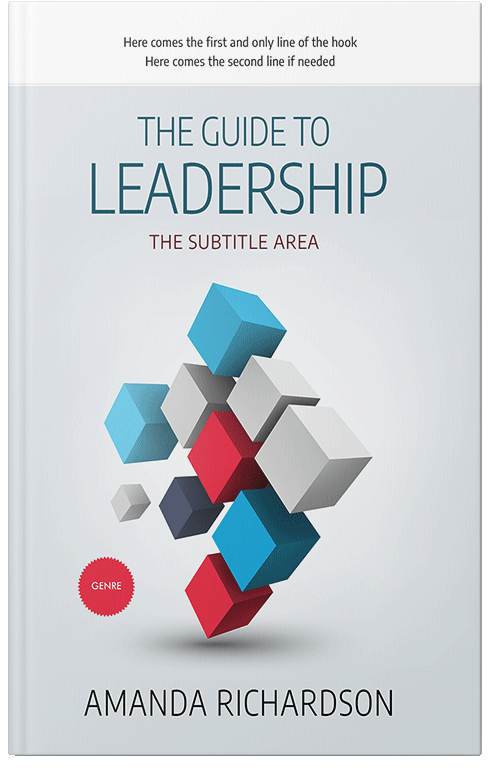 Front view of Premade Business Book Cover - Porcelain