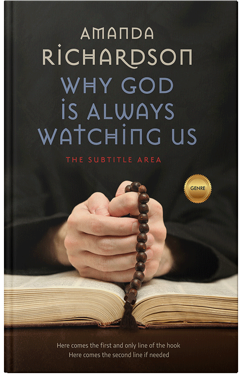 Front view of Premade Religion & Spirituality Book Cover - Night Rider