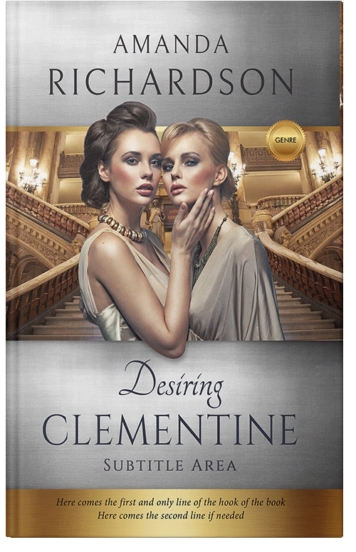 Front view of Premade Chick Lit Book Cover - Napa