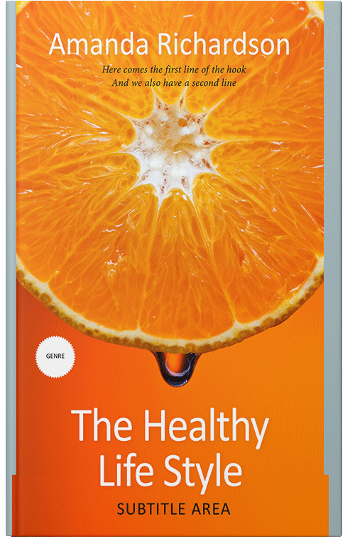 Front view of Premade Health & Dieting & Fitness Book Cover - Chilean Fire