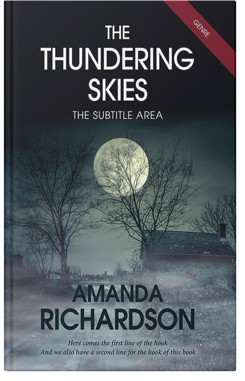 Front view of Premade Mystery & Thriller & Suspense Book Cover - Mirage
