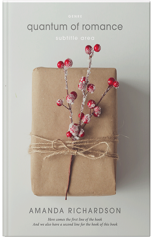 Front view of Premade Romance Book Cover - Swirl