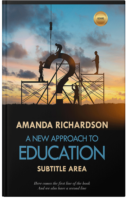 Front view of Premade Business Book Cover - Zeus