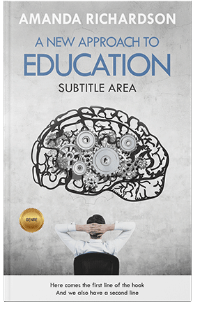 Pre Made Book Cover Quill Gray