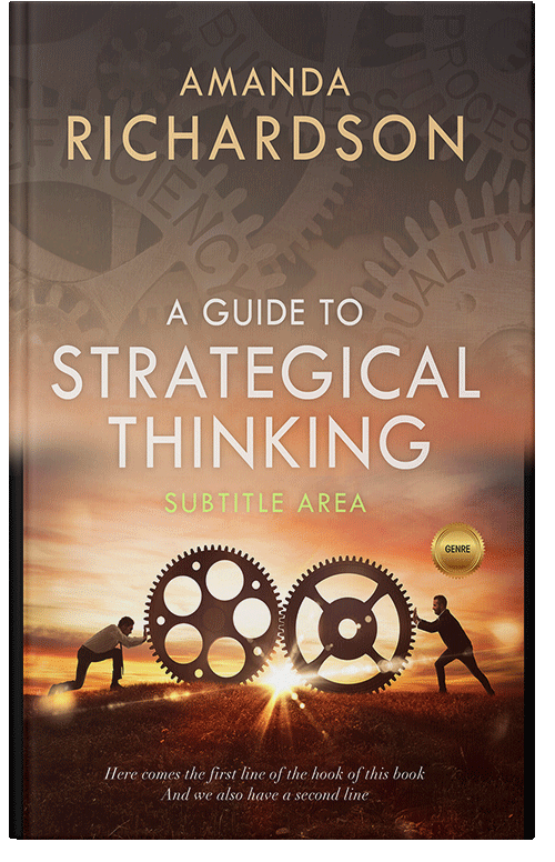 Front view of Premade Self-Improvement & Self-Help Book Cover - Spicy Mix