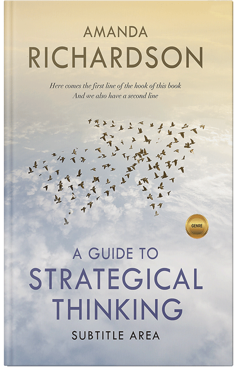 Front view of Premade Business Book Cover - Westar