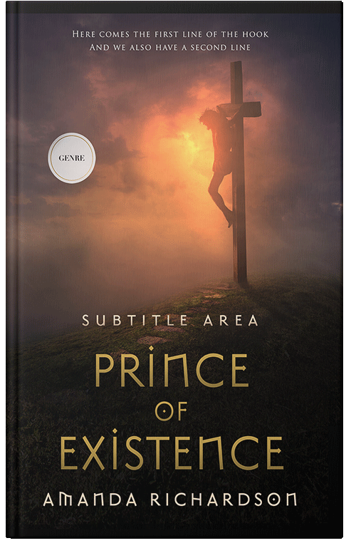 Front view of Premade Religion & Spirituality Book Cover - Cocoa Brown