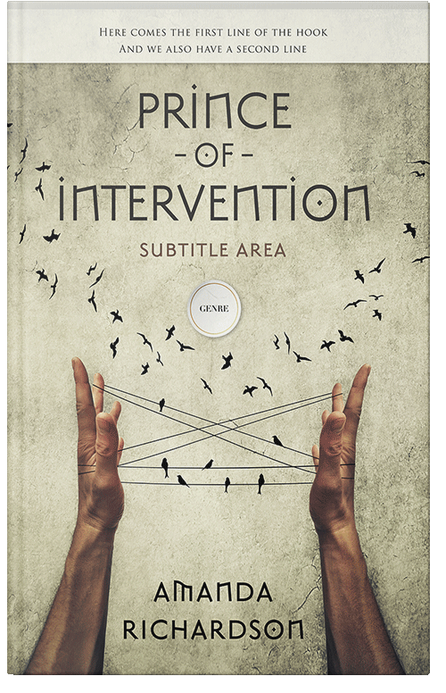 Front view of Premade Surreal Book Cover - Tana