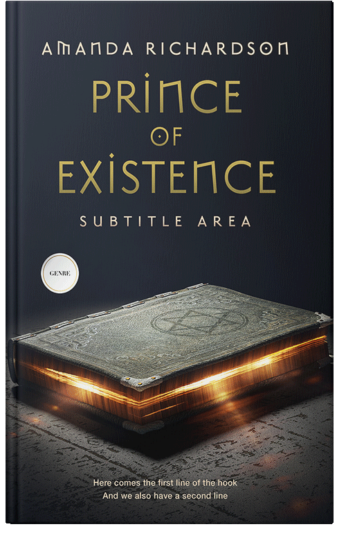 Front view of Premade Religion & Spirituality Book Cover - Shark