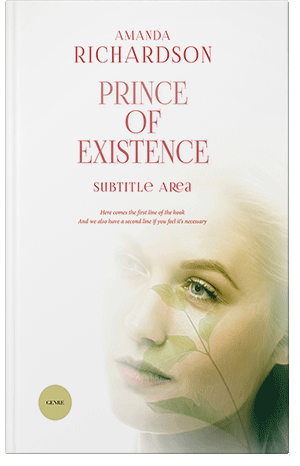 Premade Book Cover Ecru White