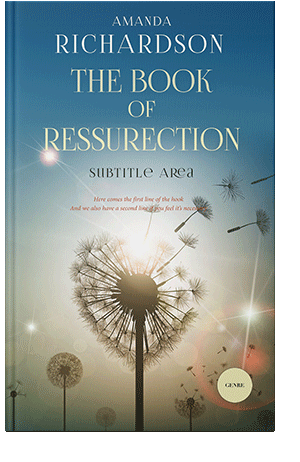 Pre Made Book Cover Ash