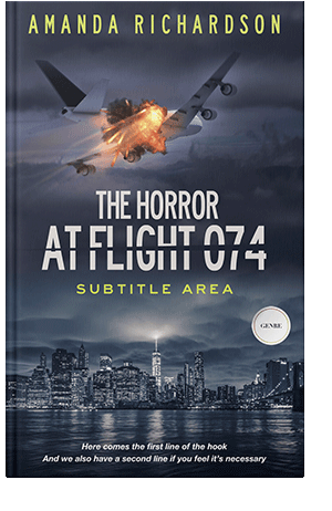 Pre Made Book Cover Ebony Clay