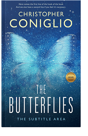 Pre Made Book Cover Black