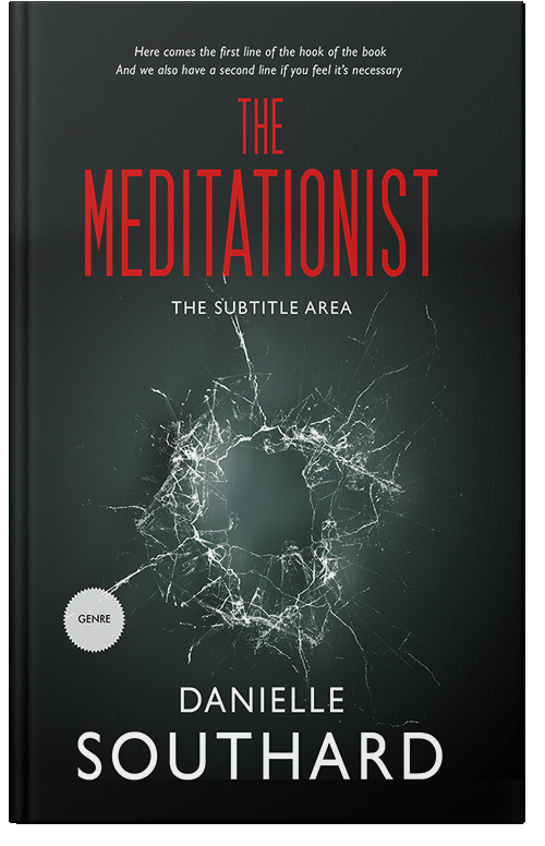 Front view of Premade Mystery & Thriller & Suspense Book Cover - Outer Space