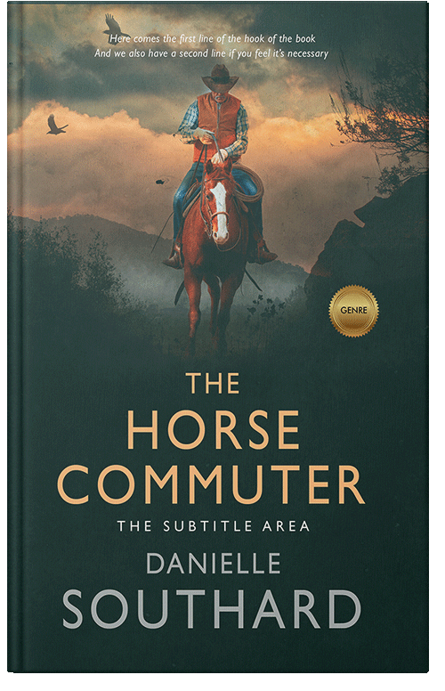 Front view of Premade Surreal Book Cover - Outer Space