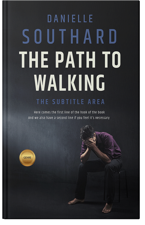 Front view of Premade Literary Fiction Book Cover - Shark