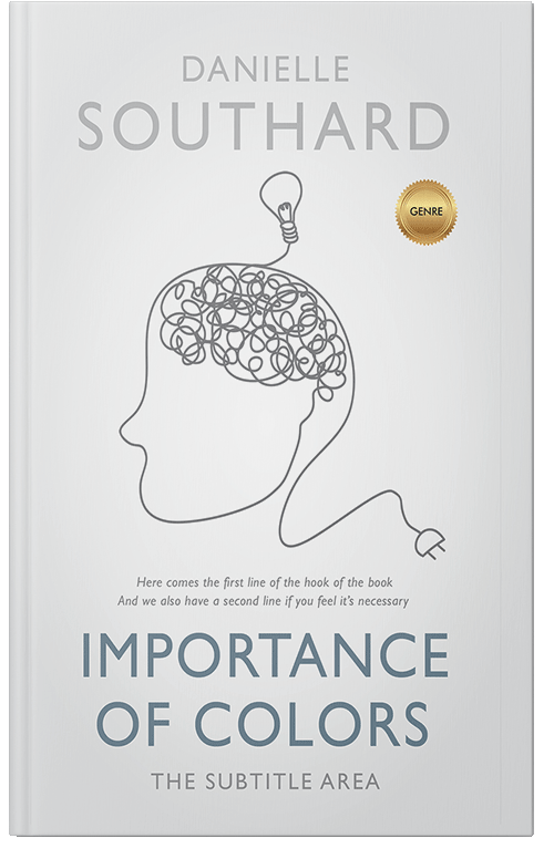 Front view of Premade Health & Mind & Body Book Cover - Black Haze