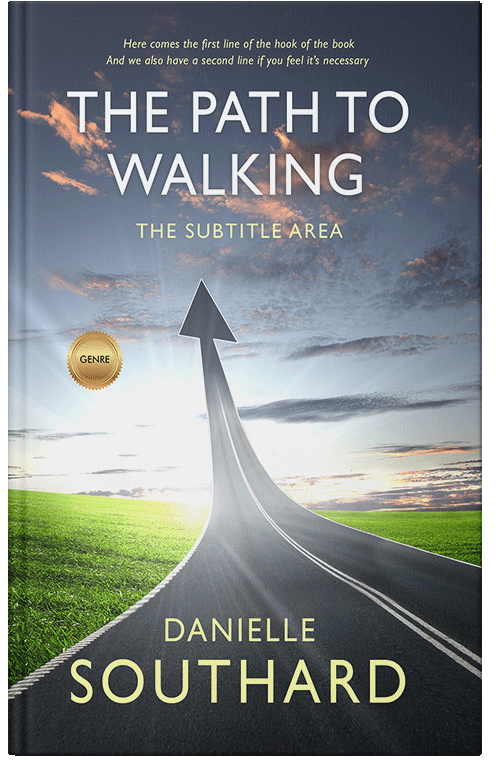 Front view of Premade Self-Improvement & Self-Help Book Cover - River Bed