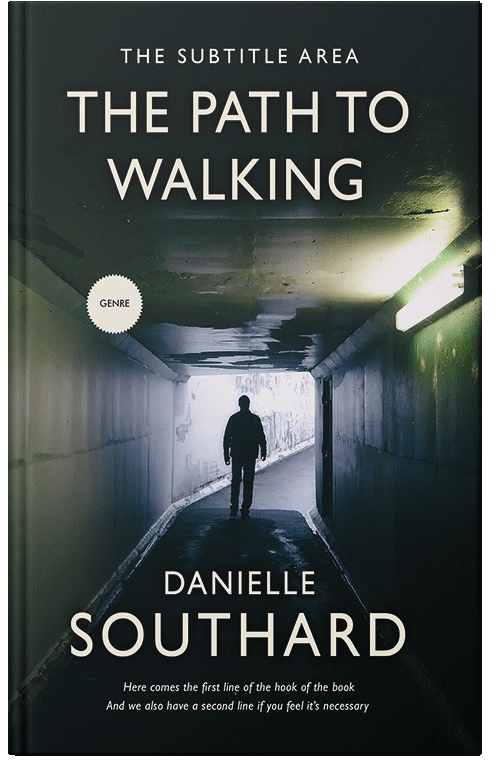 Front view of Premade Mystery & Thriller & Suspense Book Cover - Quill Gray