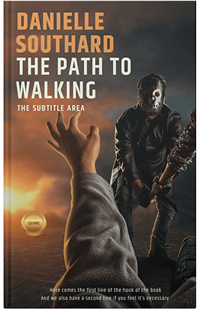 Pre Made Book Cover Taupe