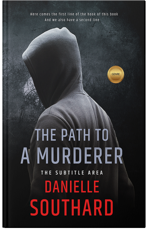 Front view of Premade Mystery & Thriller & Suspense Book Cover - Woodsmoke