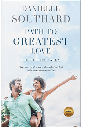 Pre Made Book Cover Catskill White