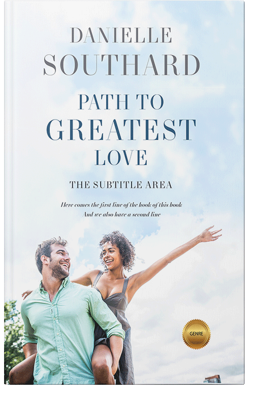 Front view of Premade Romance Book Cover - Catskill White