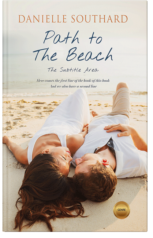 Front view of Premade Romance Book Cover - Pearl Bush